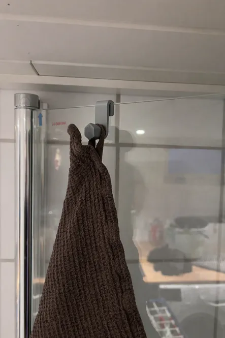 Hovedbilde Håndklekrok for Dusjglass